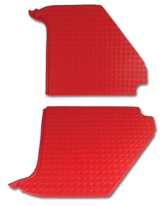 1956-1957 Chevrolet Corvette Kick Panels. Red