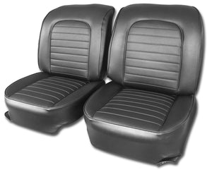 1959-1959 Chevrolet Corvette Vinyl Seat Covers. Black