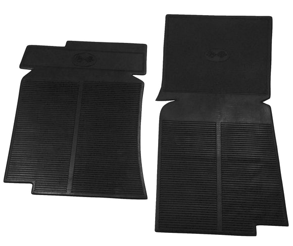 1968-1982 Chevrolet Corvette Mats. Black Rubber