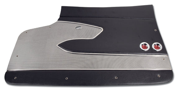 1959-1959 Chevrolet Corvette Door Panels. Black Deluxe