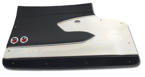 1960-1960 Chevrolet Corvette Door Panels. Black Deluxe