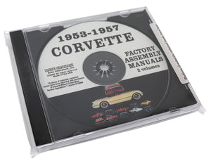 1953-1957 Chevrolet Corvette Assembly Manual CD - Corvette