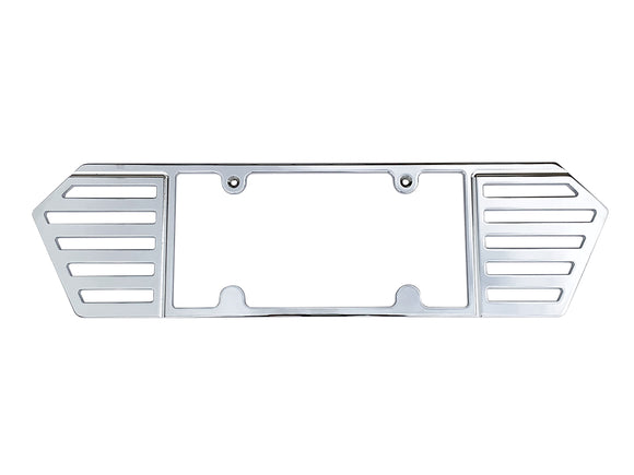 2020-2021 Chevrolet Corvette C8 Billet Machined Chrome Stingray License Frame (Plain)