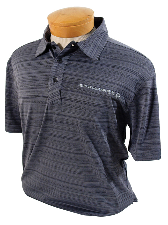 2014-2019 Chevrolet Corvette OGIO Gray Mens Polo Shirt W/Stingray Logo XXL