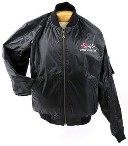 1968-1982 Chevrolet Corvette Mens C3 Aviator Jacket W/Logo - X Large