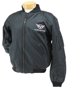 1997-2004 Chevrolet Corvette Mens C5 Aviator Jacket W/Logo - 2XL