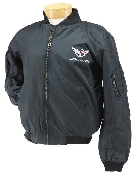 1997-2004 Chevrolet Corvette Mens C5 Aviator Jacket W/Logo - Medium