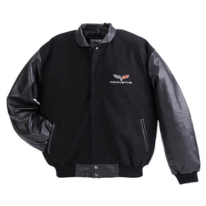 2005-2013 Chevrolet Corvette Mens C6 Varsity Jacket W/Logo - 2XL