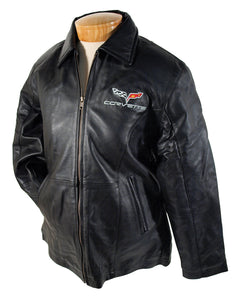 2005-2013 Chevrolet Corvette Ladies C6 Lambskin Jacket W/Logo - Large