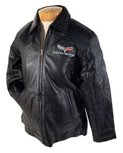 2005-2013 Chevrolet Corvette Ladies C6 Lambskin Jacket W/Logo - Medium