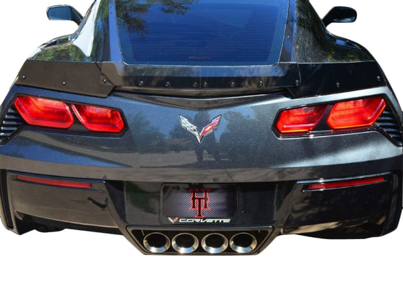 2014-2019 Chevrolet Corvette WICKER BILL - FITS BOTH AFTERMARKET & GM SPOILERS