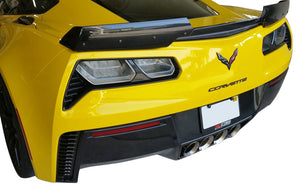 2014-2019 Chevrolet Corvette STAGE 3 WICKER BILL SPOILER WING UPGRADE WITH BLACK HARDWARE - GM VERSION