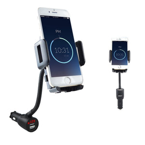 1953-2023 Chevrolet Corvette 3 In 1 Smart Phone Mount, USB Car Charger & Voltage Detector