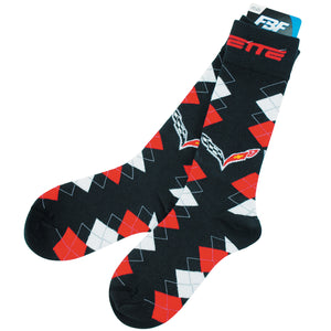 2014-2019 Chevrolet Corvette C7 Corvette Fan Nation Trouser Socks - Size 10-13