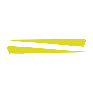 2014-2019 Chevrolet Corvette Side Spear Shadow Stripe - Pair - Stingray - Matte Yellow