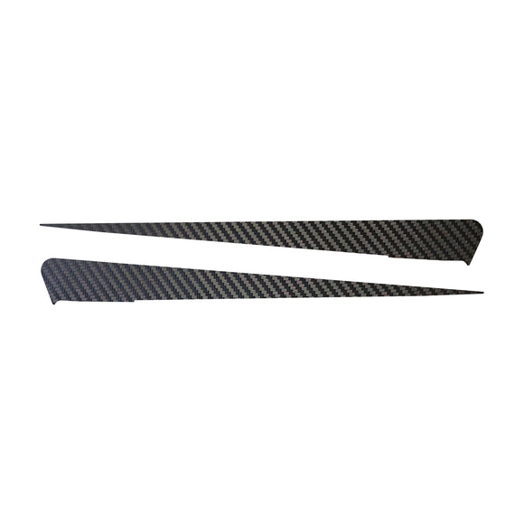 2014-2019 Chevrolet Corvette Side Spear Shadow Stripe - Pair - Stingray - Black Gloss Carbon Fiber