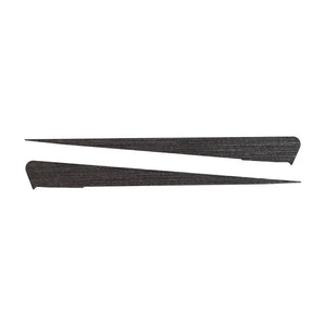 2014-2019 Chevrolet Corvette Side Spear Shadow Stripe - Pair - Stingray - Gunmetal Brushed Steel