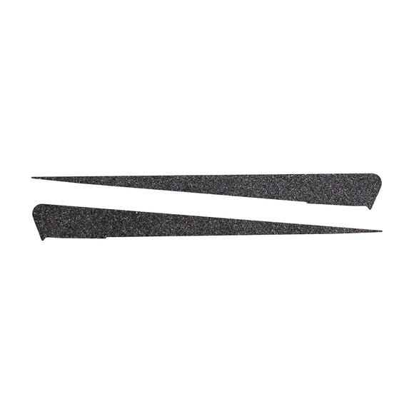 2014-2019 Chevrolet Corvette Side Spear Shadow Stripe - Pair - Stingray - Black Suede