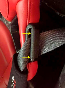 2014-2023 Chevrolet Corvette Seat Belt Guide Anti-Belt Pop Guards