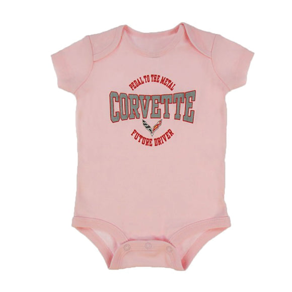 2014-2019 Chevrolet Corvette Onesie - C7 Future Driver - Pink 6MO