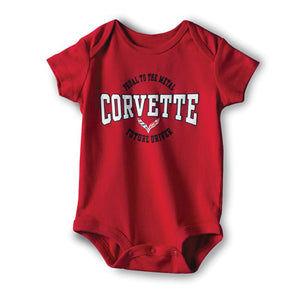 2014-2019 Chevrolet Corvette Onesie - C7 Future Driver - Red 12MO