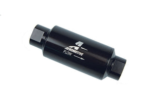 Inline Fuel Filter - 100 Micron- Black