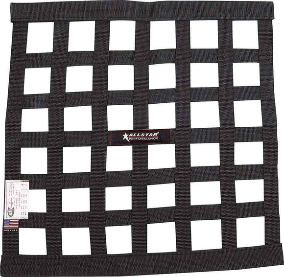 Window Net Border Style 18 x 18 SFI Black