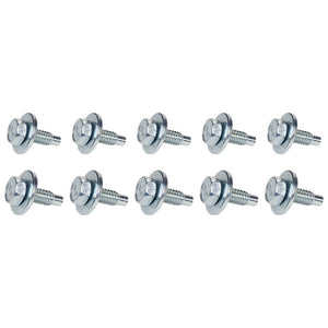 Body Bolt 3/4in 10pk Silver