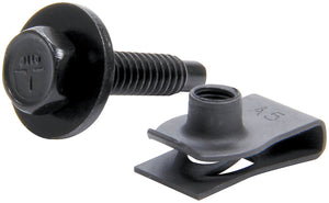 Body Bolt Kit w/ Clips 50pk Black