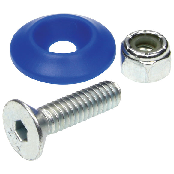 Countersunk Bolt Kit Blue 10pk