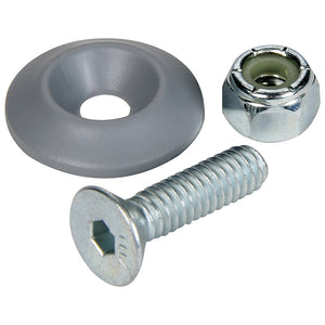 Countersunk Bolt Kit Silver 10pk