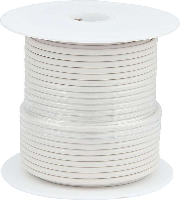 14 AWG White Primary Wire 100ft