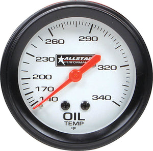 Oil Temp Gauge 140-340F 2-5/8in