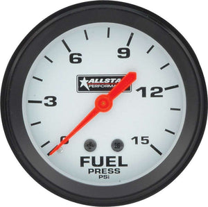 Fuel Pressure Gauge 0-15PSI 2-5/8in