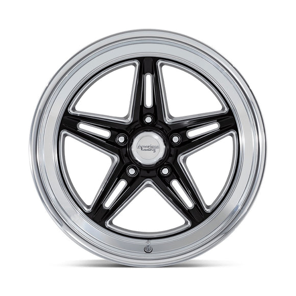 18x10 Goove Wheel 5x4.75 Bolt Circle Gloss Black