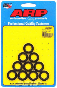 Black Washers - 1/2 ID x 7/8 OD (10)