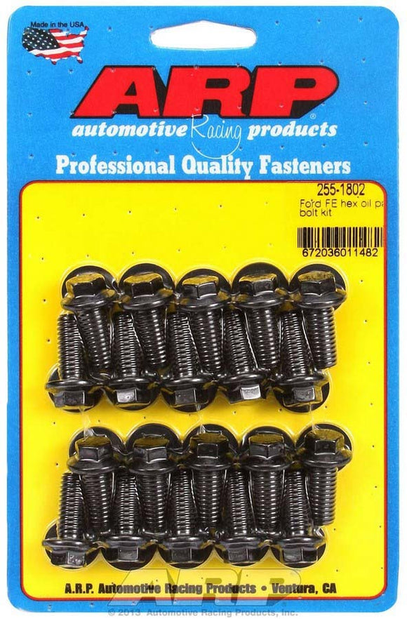 Oil Pan Bolt Kit - 6pt. Ford FE