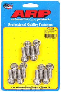 S/S Header Bolt Kit - 3/8 x .750 UHL (12)