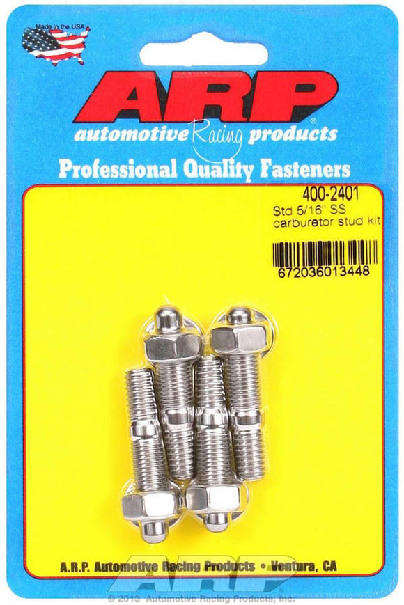 S/S Carburetor Stud Kit 5/16in x  1.700in OAL