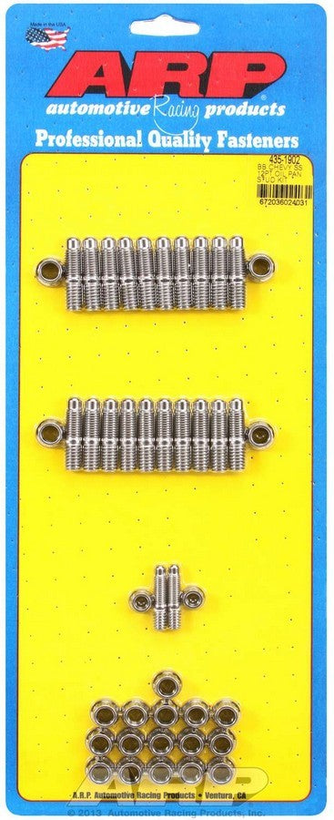 BBC S/S Oil Pan Stud Kit - 12pt.