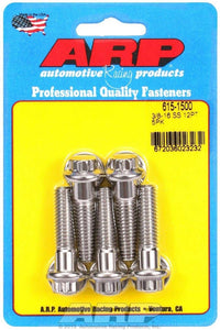 S/S Bolt Kit - 12pt. (5) 3/8-16 x 1.500