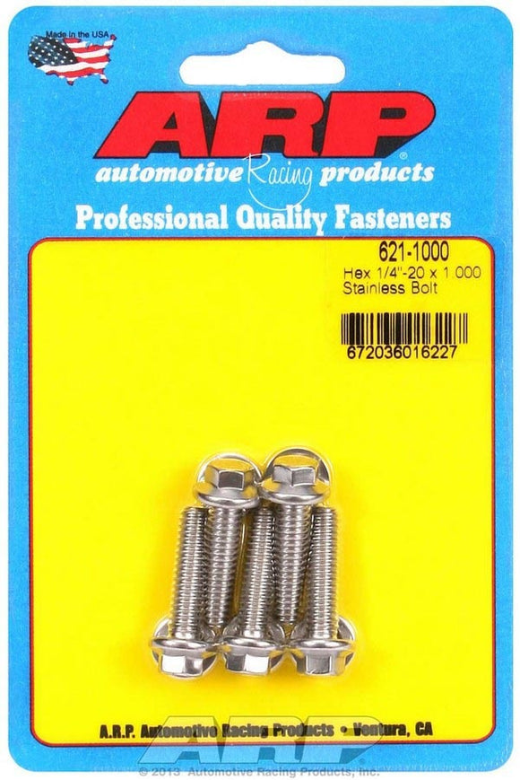 S/S Bolt Kit - 6pt. (5) 1/4-20 x 1.000