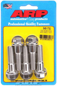 S/S Bolt Kit - 6pt. (5) 1/2-13 X 1.750