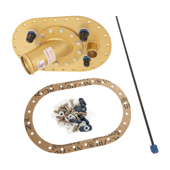 2-1/4in O.D. Fill w/ Fla pper Valve Assy.  1in Ve