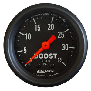 2-1/16in Z-Series Boost Gauge 0-35psi