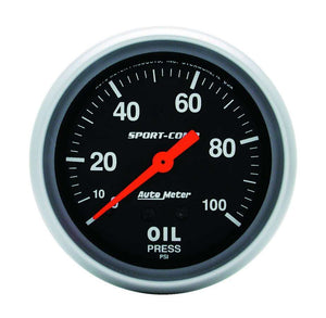 0-100 Oil Pressure Gauge