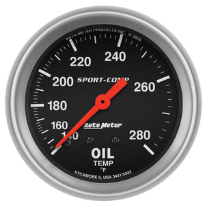 140-280 Oil Temp Gauge