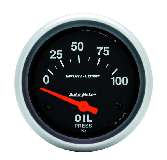 0-100 Oil Pressure Gauge