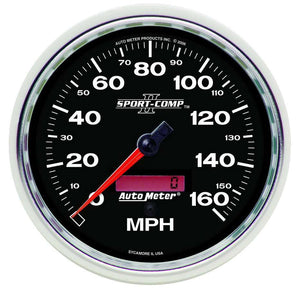 5in S/C II In-Dash Speedo 160MPH