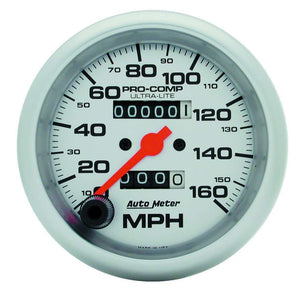 3-3/8in Ultra-Lite 160mph Speedometer